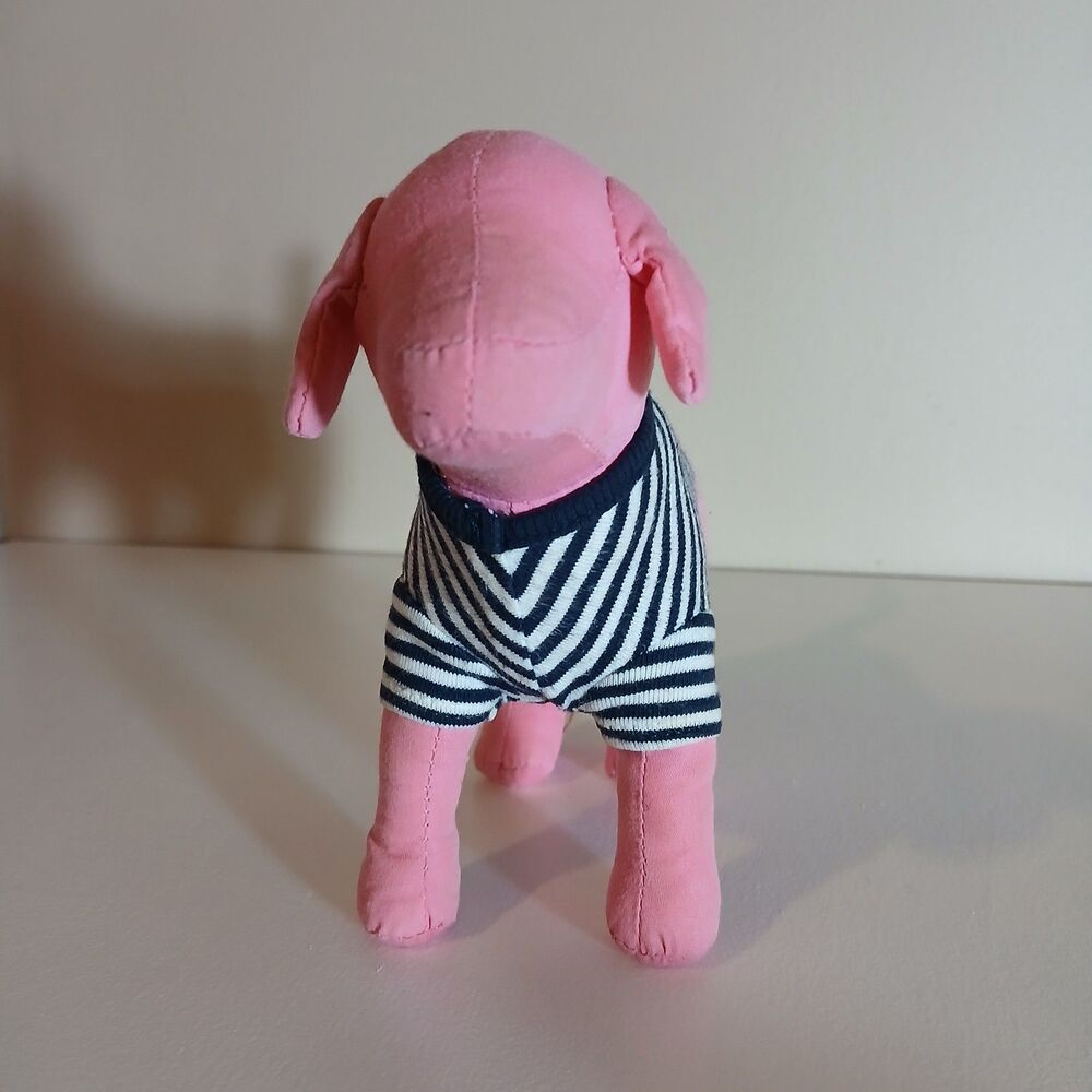 Victoria's Secret PINK Sailor Nautical Anchor Dog Plush Stuffed Animal 7" - Picture 2 of 7